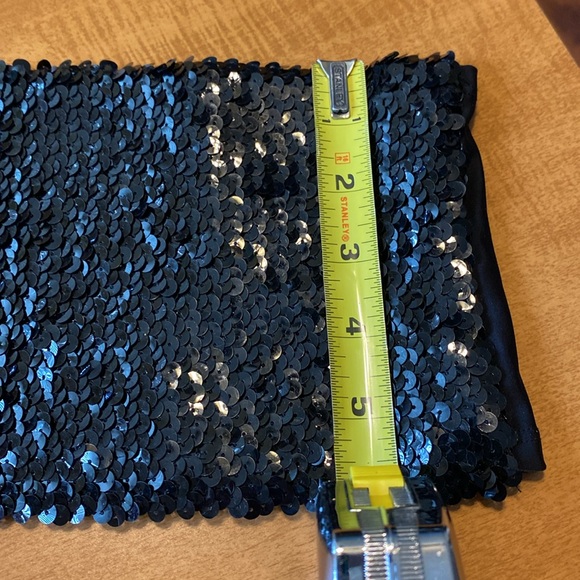 NWT Black sequened bandeau One Size Fits All (most) - Picture 5 of 6